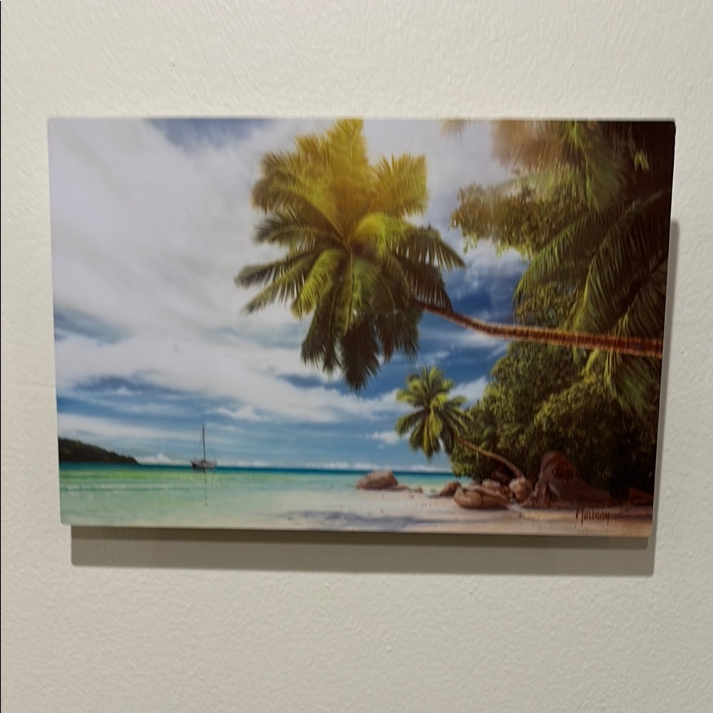 Tropical Beach Canvas Art